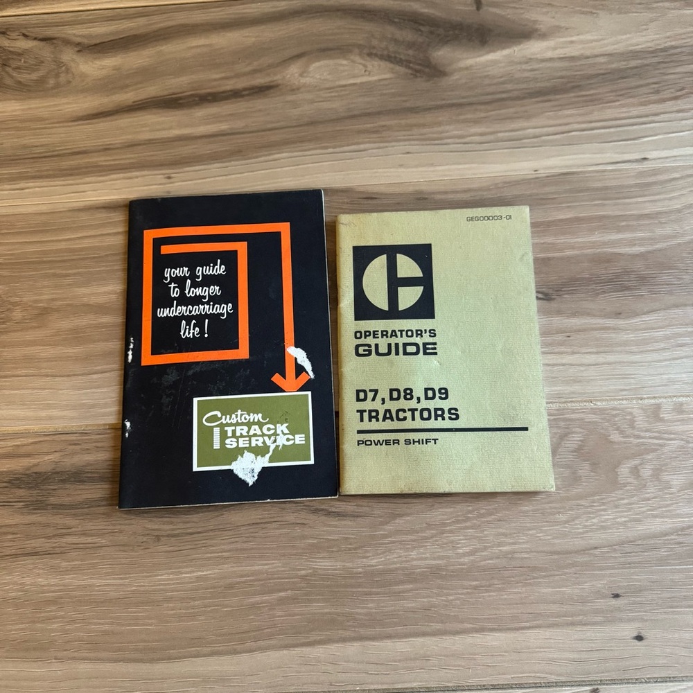 Vintage 1969 Caterpillar D7 D8 D9 Tractor Operator Guide & Service Manual Retro
